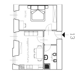 Planimetria appartamento 13