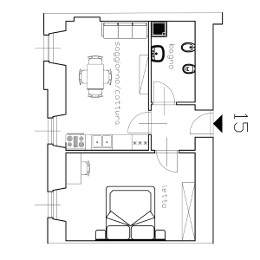 Planimetria appartamento 15