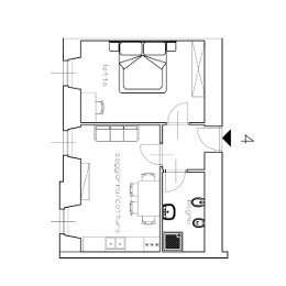 Planimetria appartamento 4