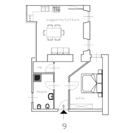 planimetria appartamento Trieste